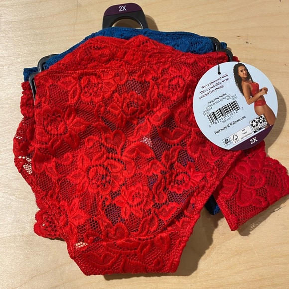 Adored by Adore Me Blythe Thong 2 Pack 2X (IY) - Picture 4 of 10